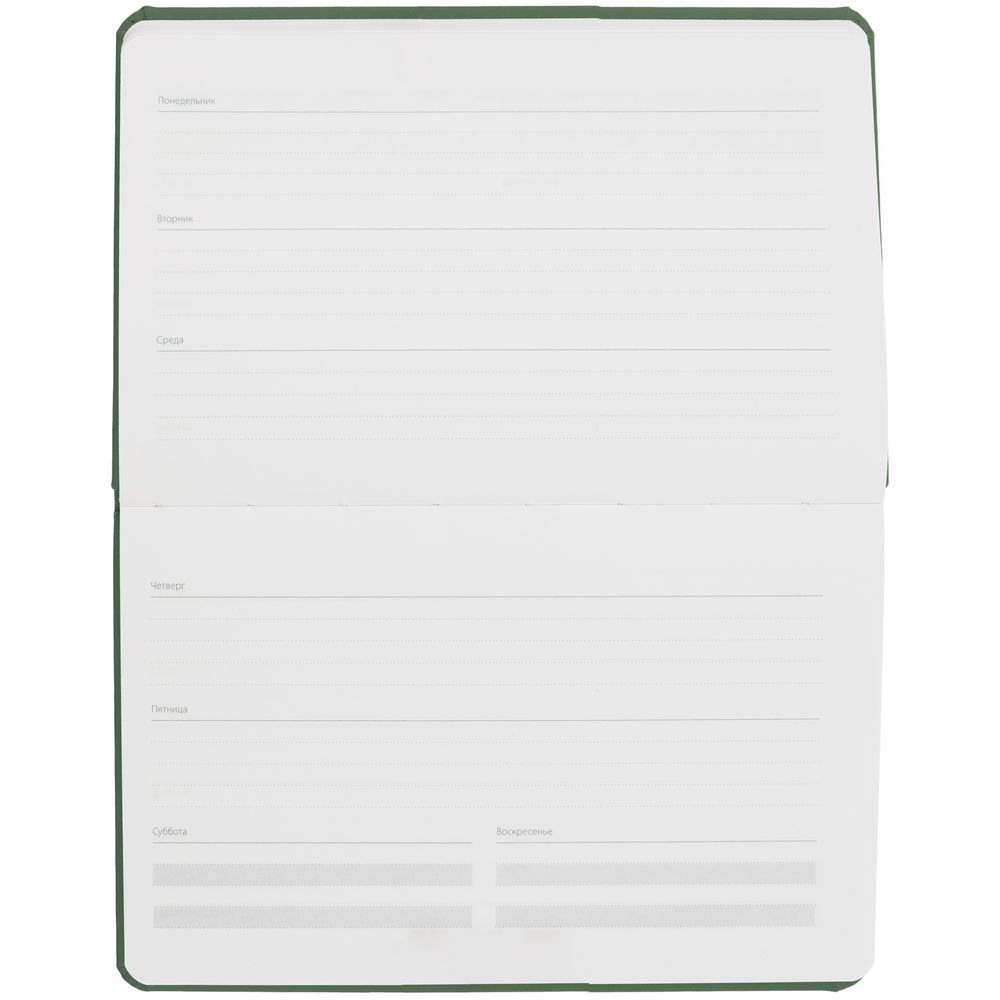 Еженедельник Urban, недатированный, зеленый — изображение 6