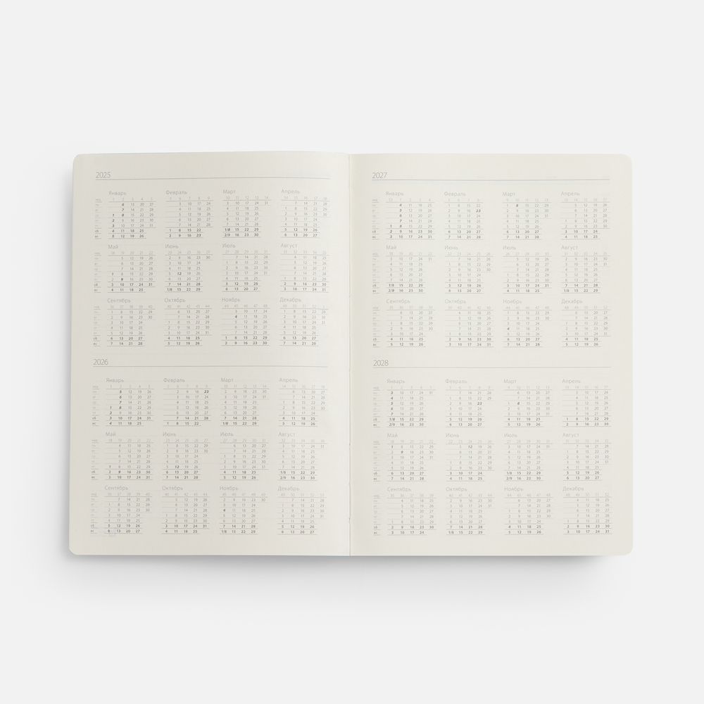 Ежедневник Flexpen Black, недатированный, черный со светло-оранжевым — изображение 11