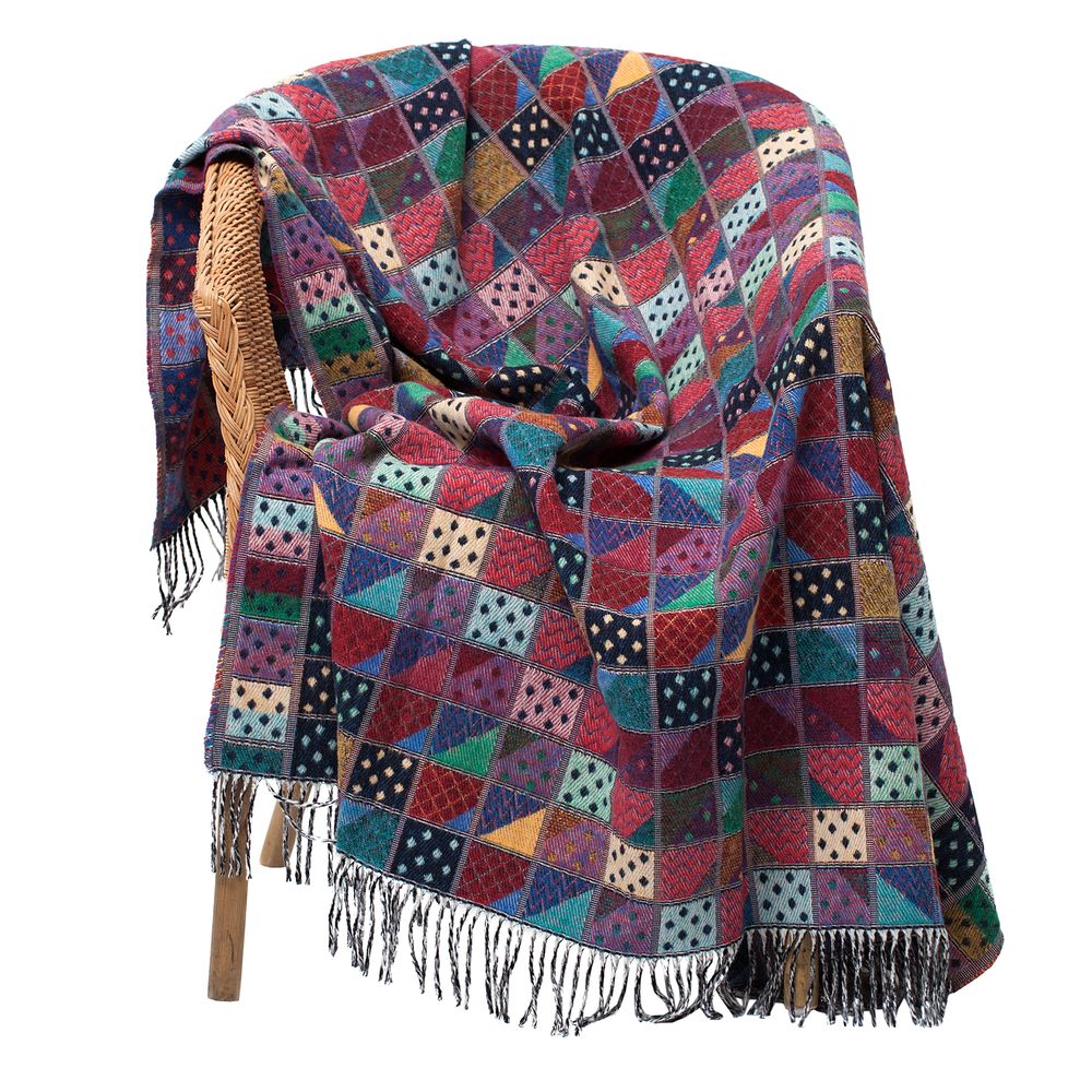 Плед Illinois, бордовый — изображение 3