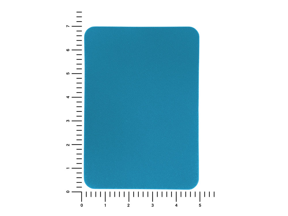 ПАТЧ ПРЯМОУГОЛНЫЙ nubuk (голубой) 5,0 х 7,0 см — изображение 3