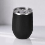 Термокружка Vacuum mug C1, soft touch, 370мл, черный