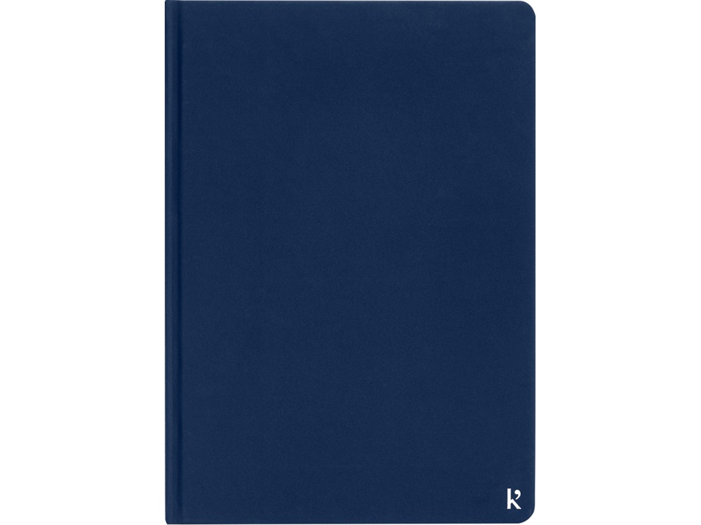 Блокнот в твердом переплете Karst формата A5, темно-синий — изображение 2