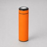 Вакуумный термос Vacuum Flask C1, soft touch, 420мл, оранжевый
