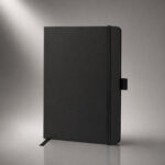 Блокнот ColorNote Black, твердая обложка A5, 80 листов, черный