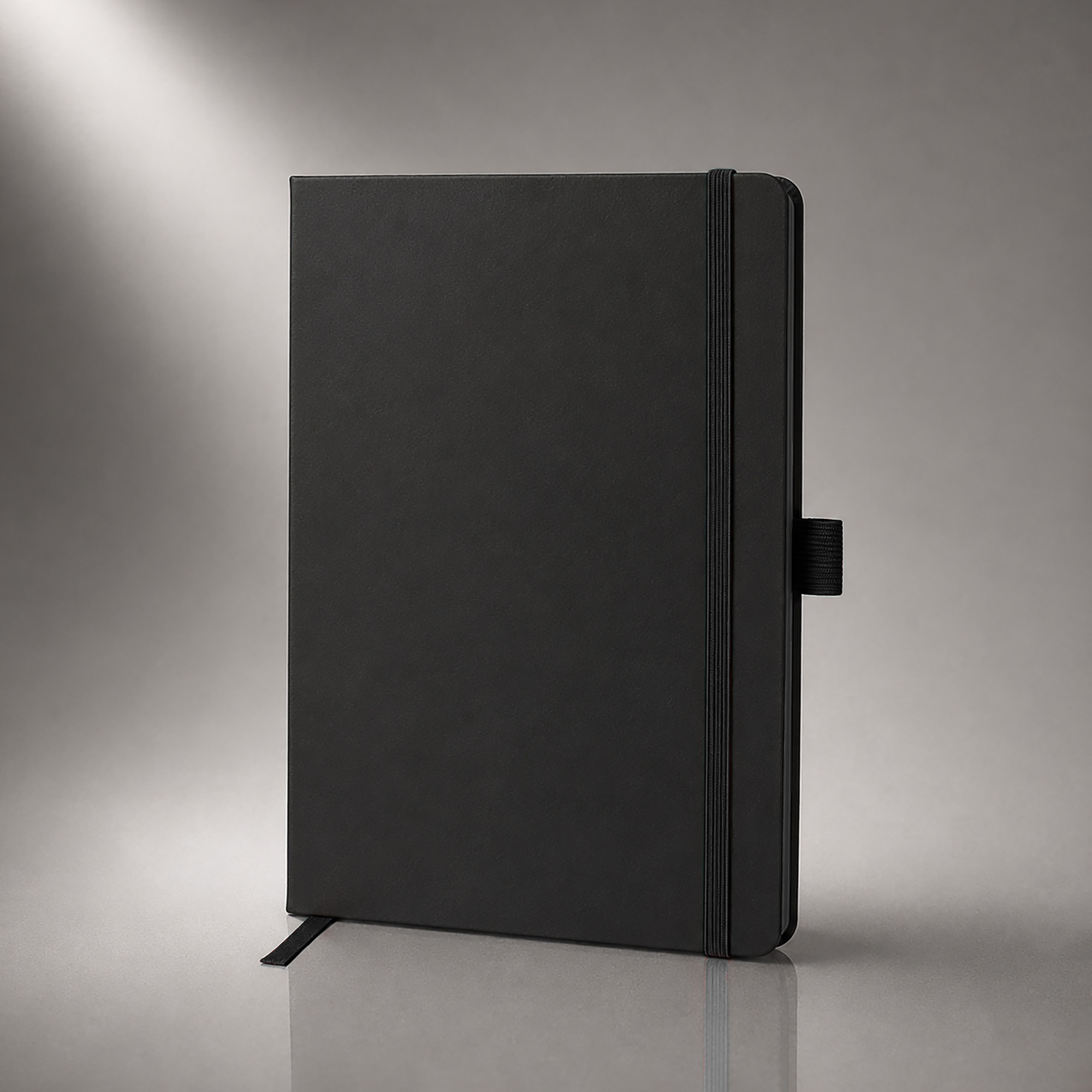 Блокнот ColorNote Black, твердая обложка A5, 80 листов, черный
