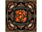 Платок Тагильский поднос, черный