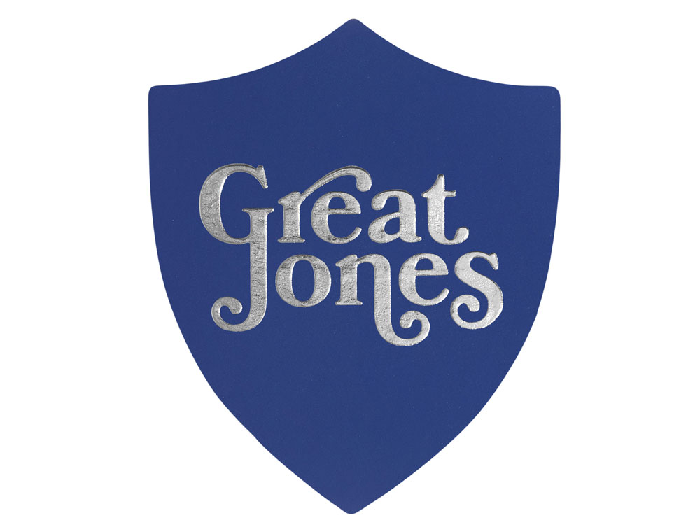 ПАТЧ ЩИТ soft-touch (синий) 6,6 х 5,5 см — изображение 3