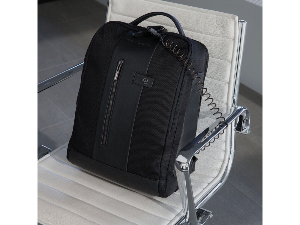 Рюкзак, Piquadro Brief, Черный — изображение 7