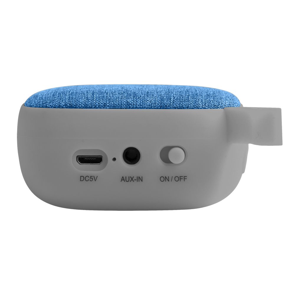 Беспроводная колонка Chubby, серая с голубым — изображение 2