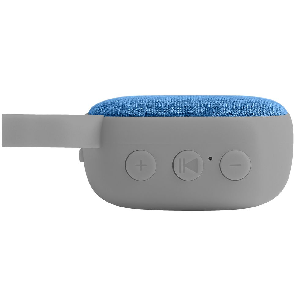 Беспроводная колонка Chubby, серая с голубым — изображение 3