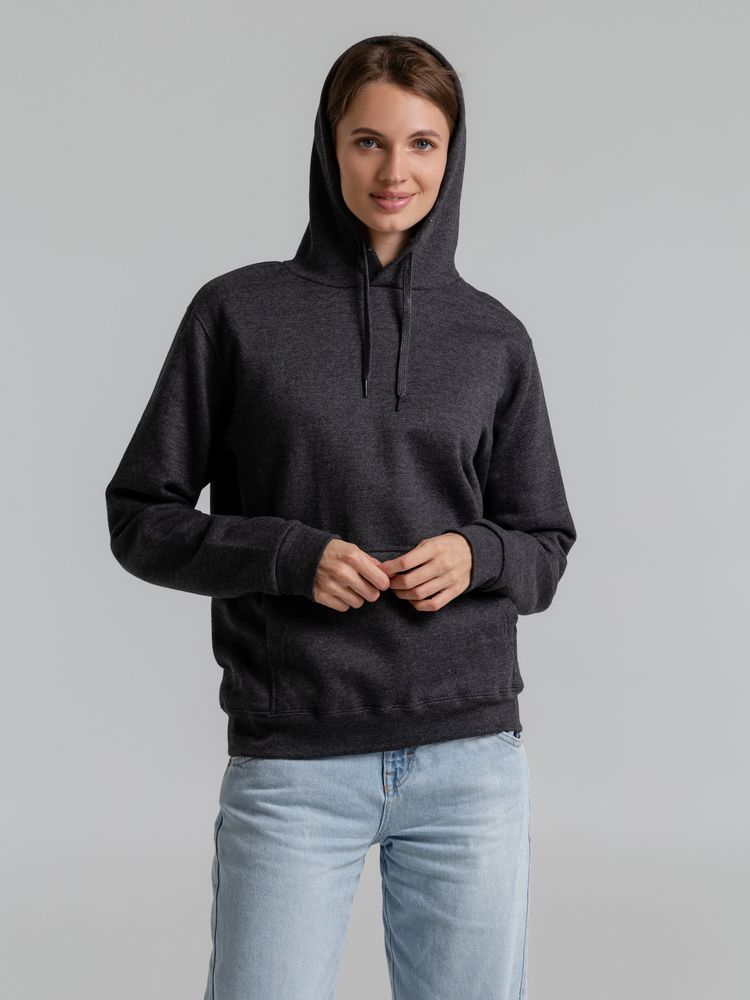 Толстовка с капюшоном Snake II черный меланж — изображение 5