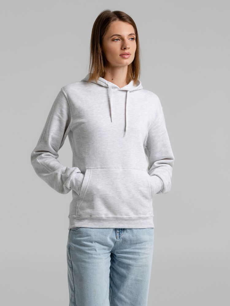 Толстовка с капюшоном Snake II светло-серый меланж — изображение 5