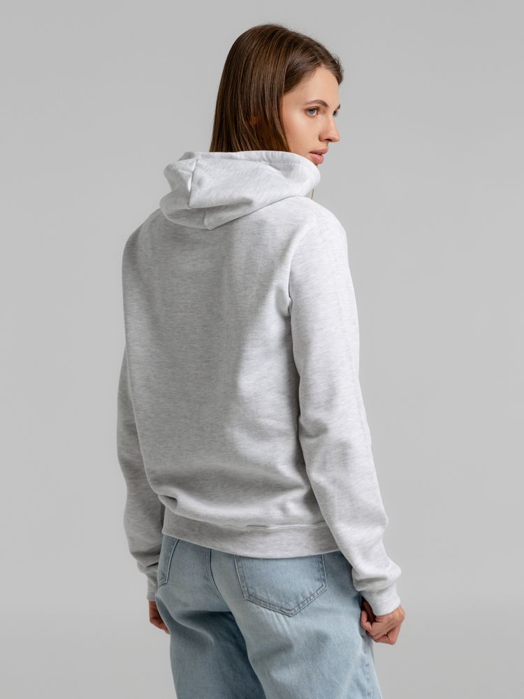 Толстовка с капюшоном Snake II светло-серый меланж — изображение 6