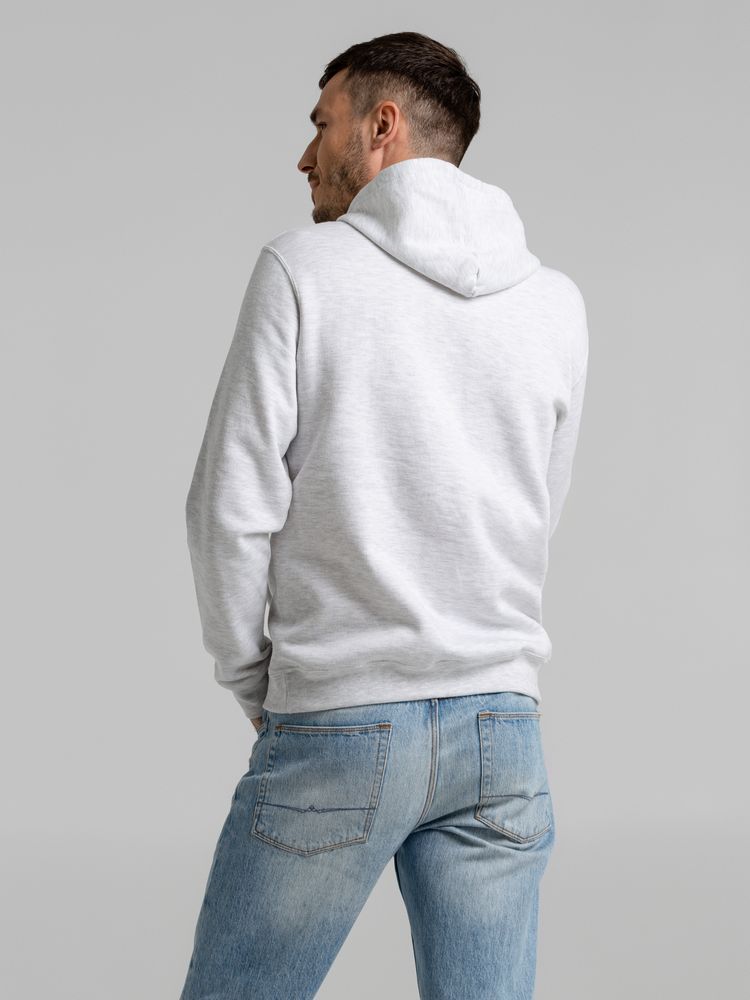 Толстовка с капюшоном Snake II светло-серый меланж — изображение 8