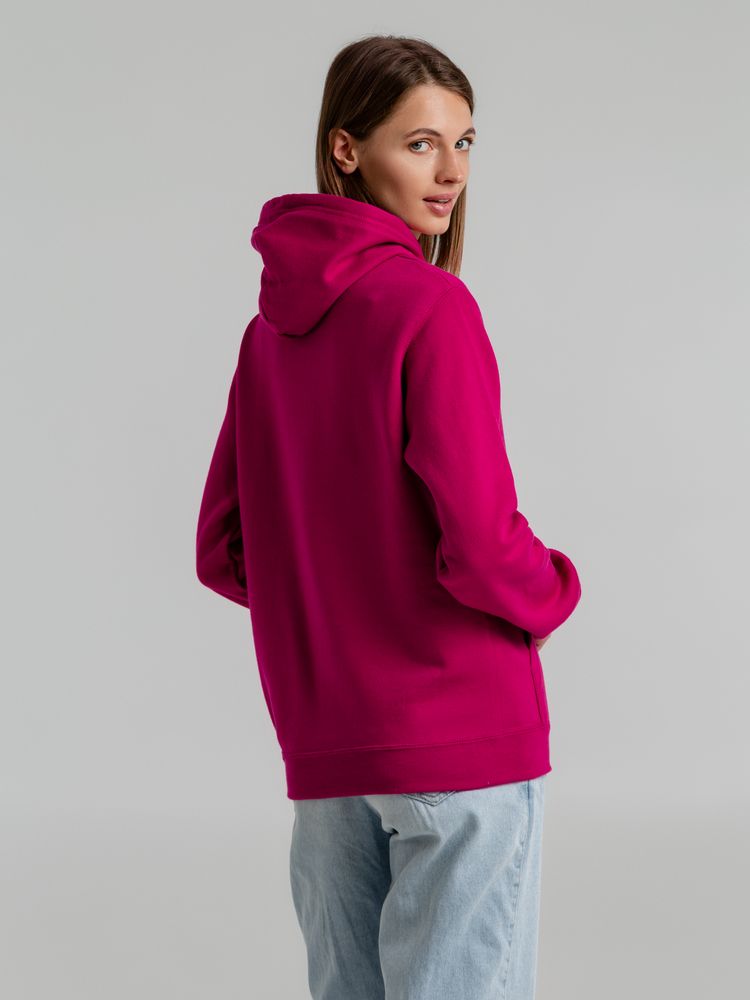 Толстовка с капюшоном Snake II ярко-розовая (фуксия) — изображение 6