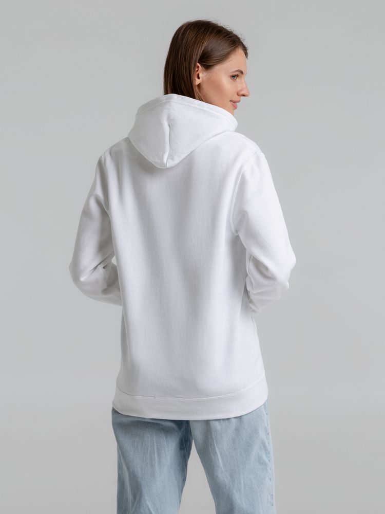 Толстовка с капюшоном Snake II белая — изображение 6