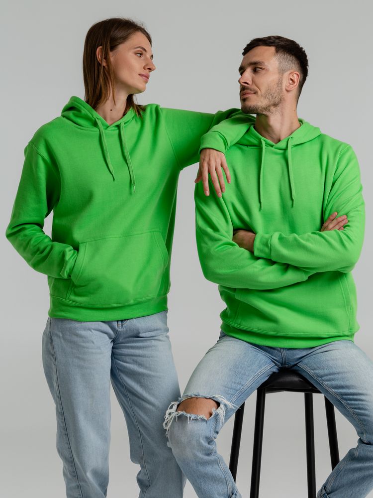 Толстовка с капюшоном Snake II зеленое яблоко — изображение 9