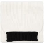 Шарф Snappy, белый с черным