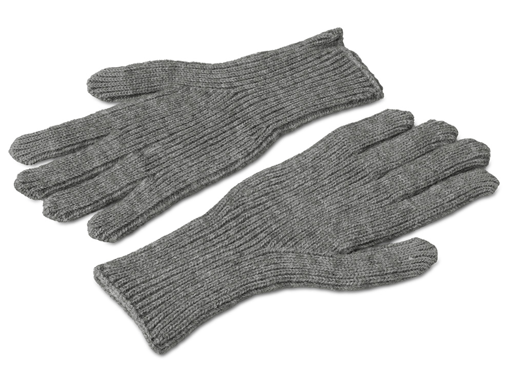 Подарочный набор с перчатками, термосом и чаем, серый — изображение 13