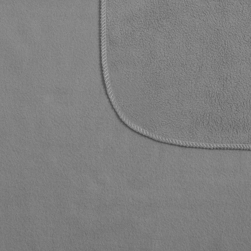 Флисовый плед Warm&Peace XL, серый — изображение 3