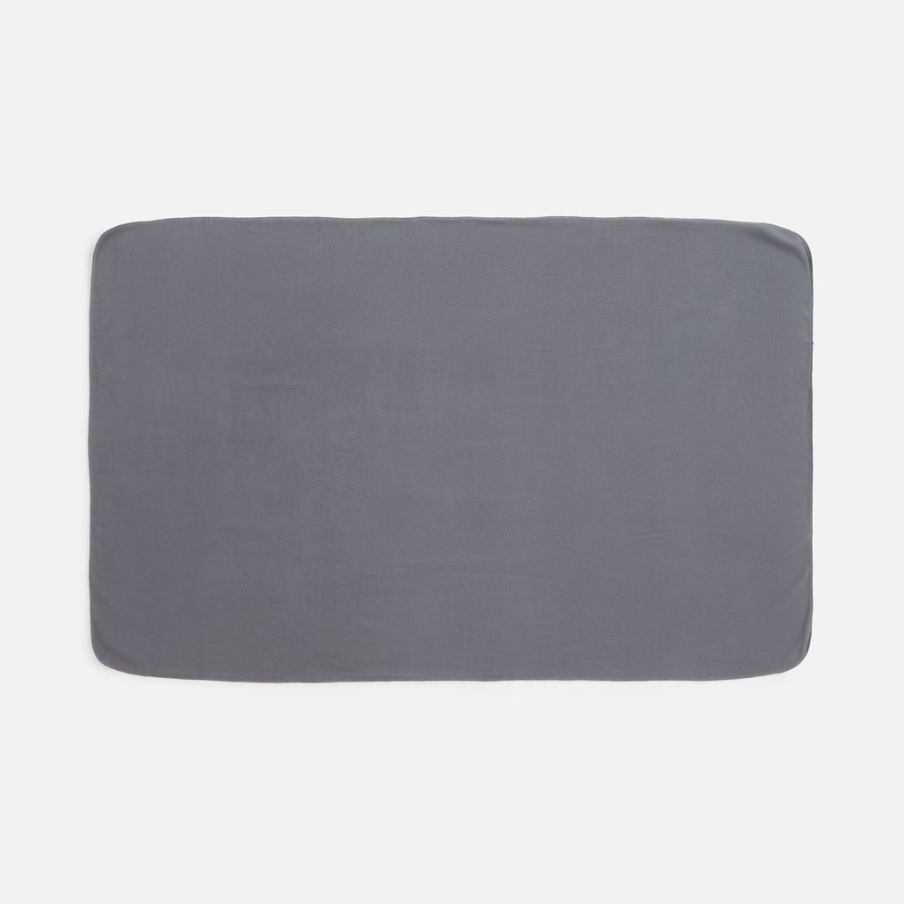 Флисовый плед Warm&Peace, серый — изображение 4