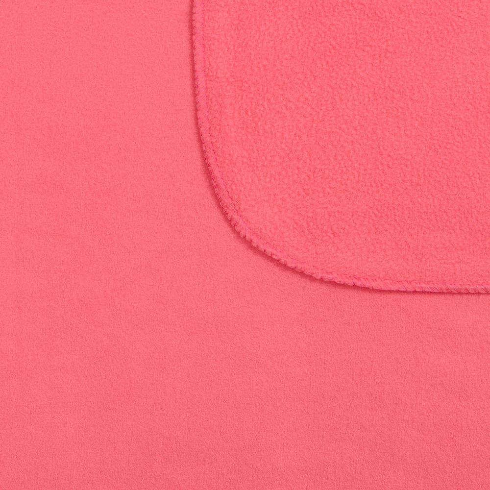 Флисовый плед Warm&Peace XL, розовый (коралловый) — изображение 3