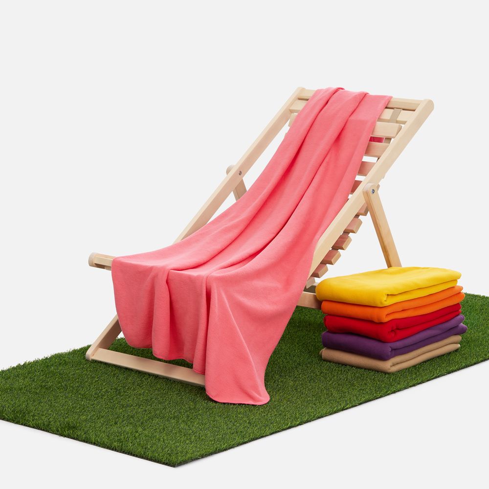 Флисовый плед Warm&Peace XL, розовый (коралловый) — изображение 6