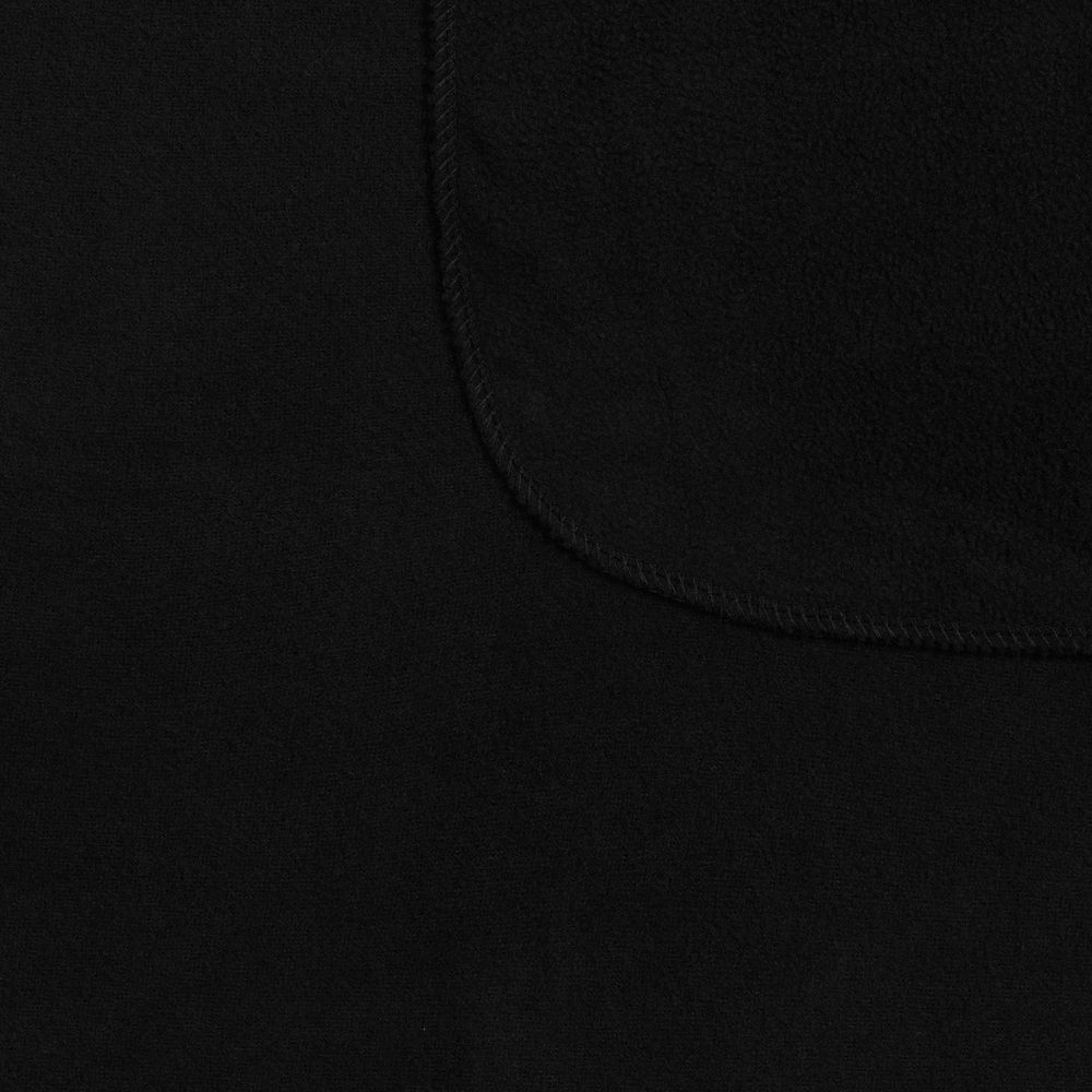 Флисовый плед Warm&Peace XL, черный — изображение 3