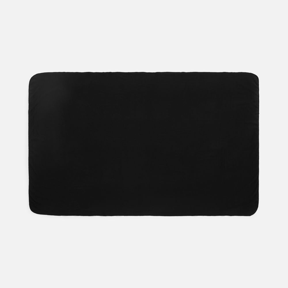 Флисовый плед Warm&Peace, черный — изображение 4