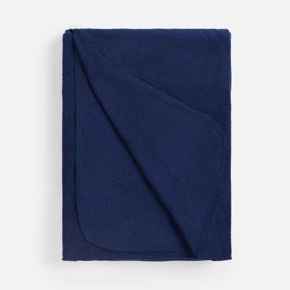 Флисовый плед Warm&Peace XL, синий — изображение 2