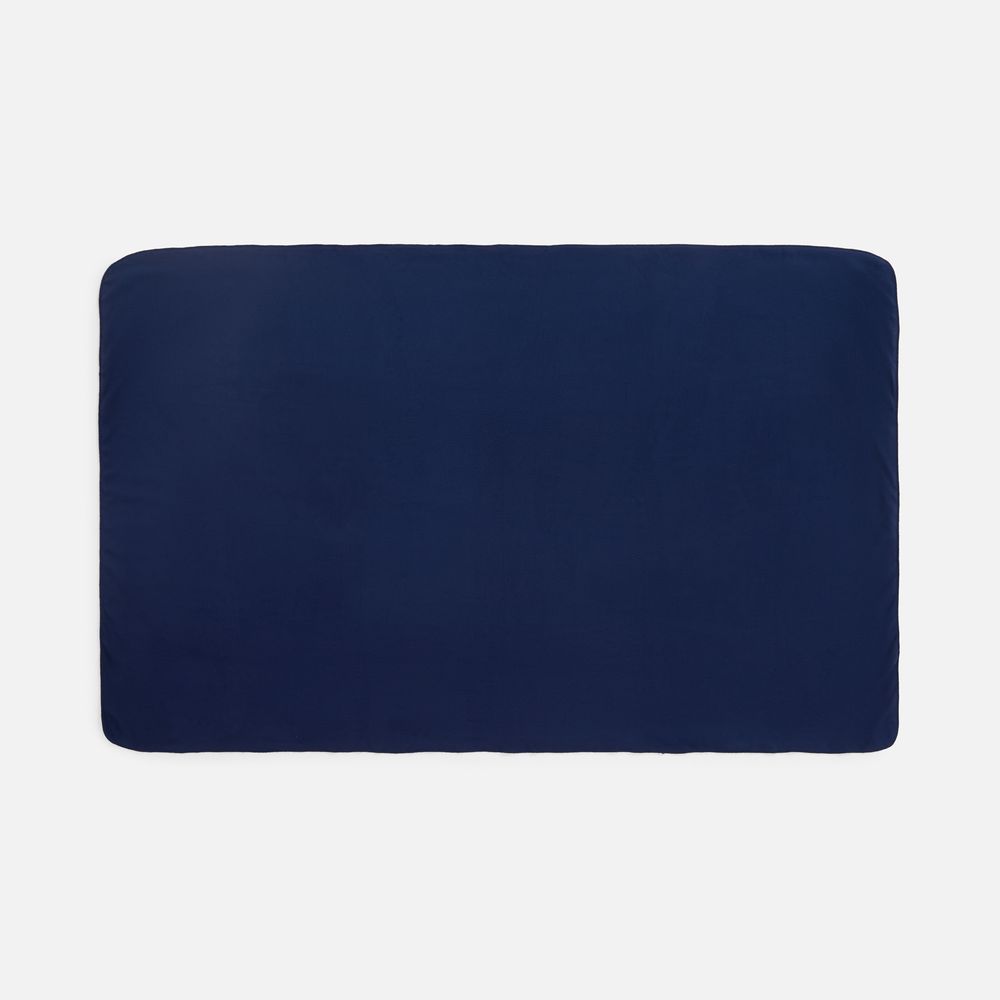 Флисовый плед Warm&Peace XL, синий — изображение 4