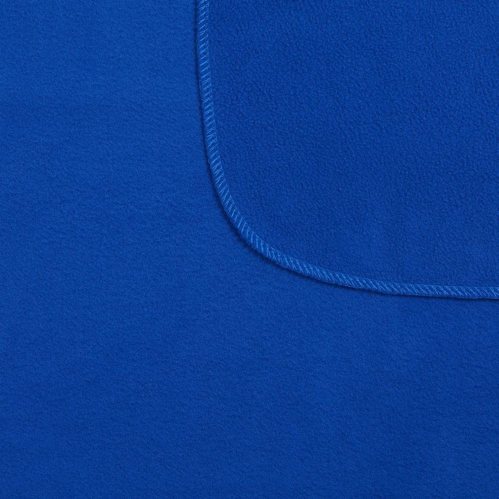 Флисовый плед Warm&Peace XL, ярко-синий — изображение 3
