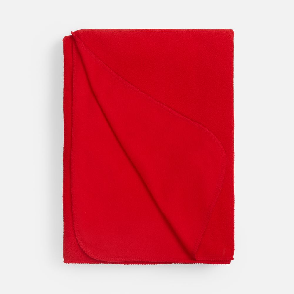 Флисовый плед Warm&Peace, красный — изображение 2