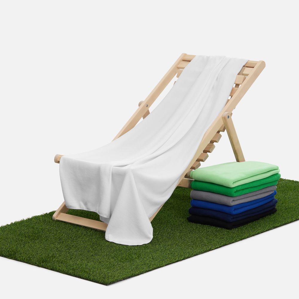 Флисовый плед Warm&Peace XL, белый — изображение 6