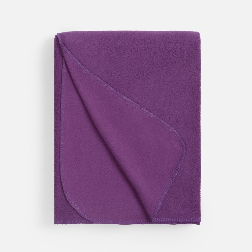 Флисовый плед Warm&Peace XL, фиолетовый — изображение 2