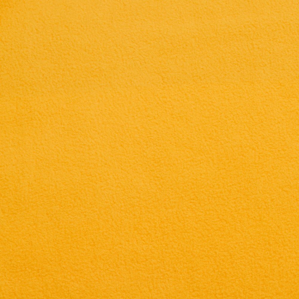 Флисовый плед Warm&Peace, желтый — изображение 5