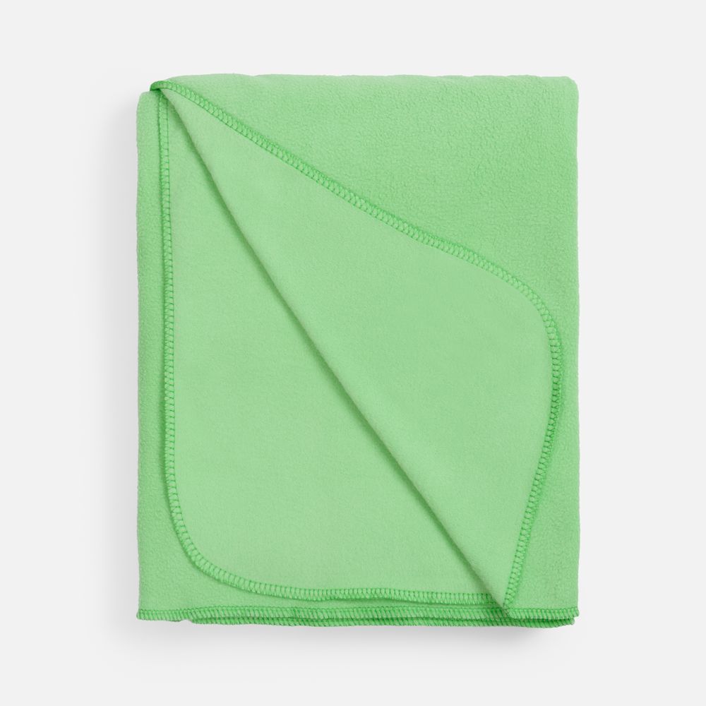 Флисовый плед Warm&Peace, светло-зеленый — изображение 2