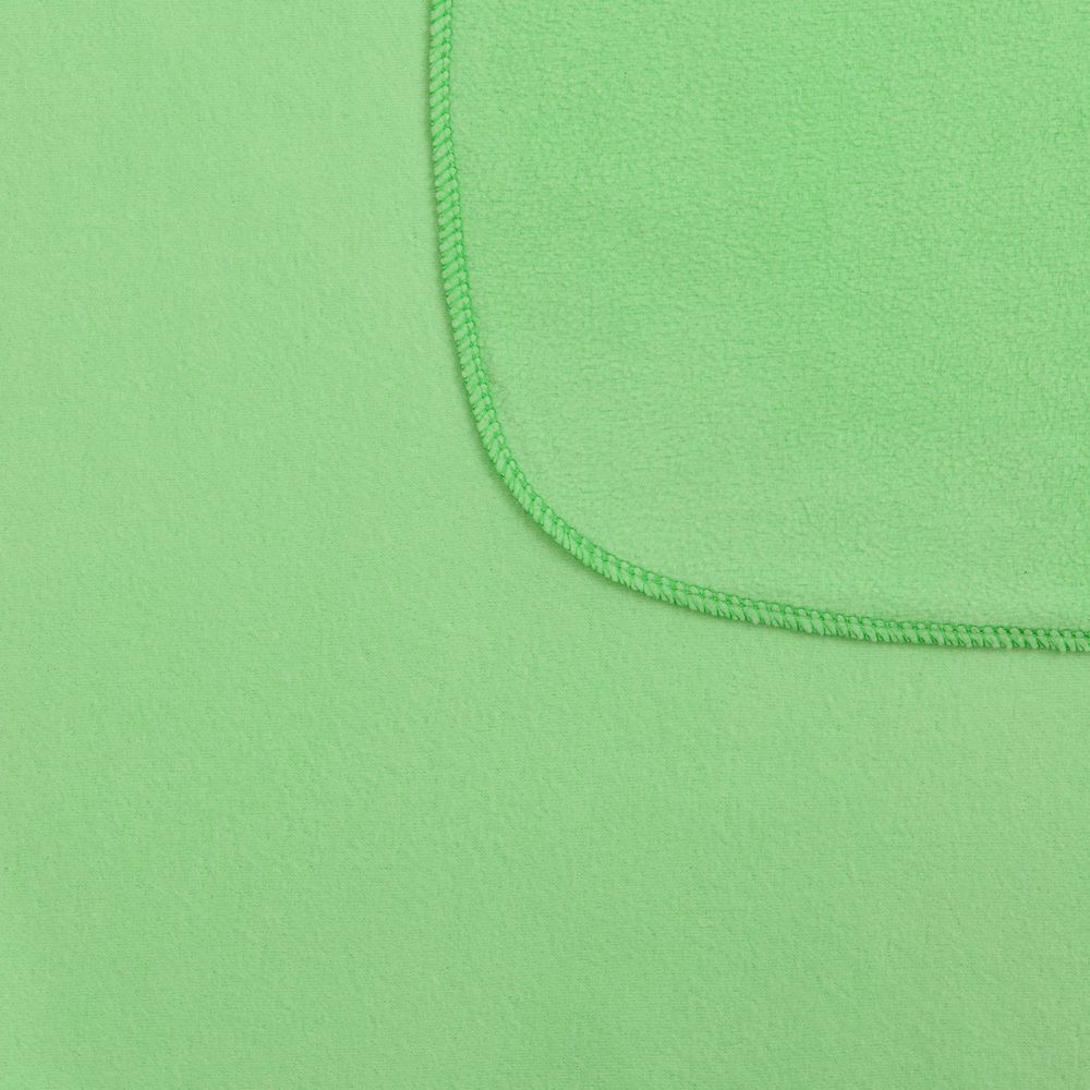 Флисовый плед Warm&Peace, светло-зеленый — изображение 3