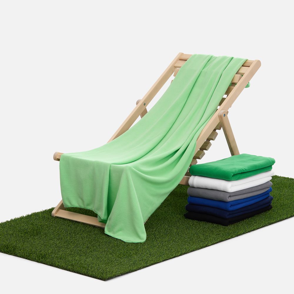 Флисовый плед Warm&Peace, светло-зеленый — изображение 6