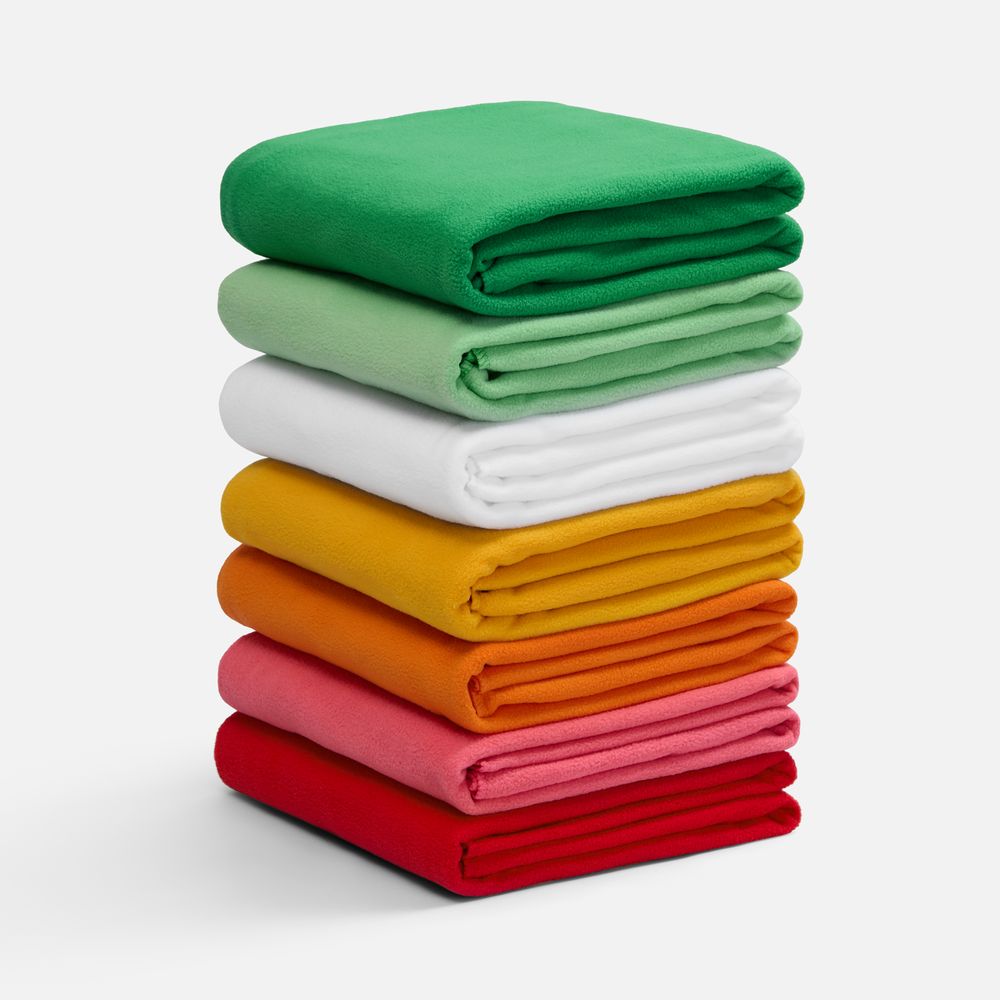 Флисовый плед Warm&Peace, светло-зеленый — изображение 7