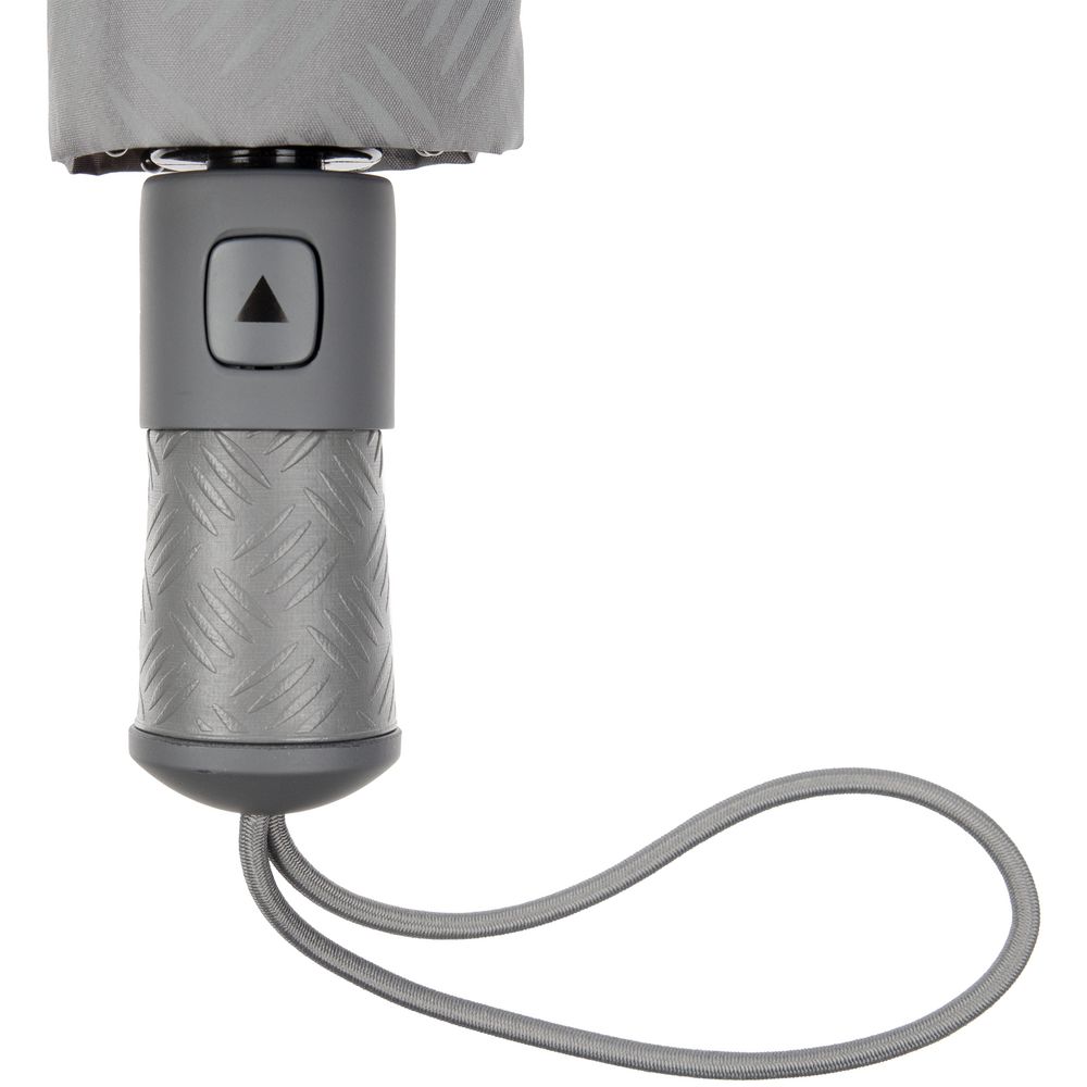 Зонт складной Hard Work, серый — изображение 5