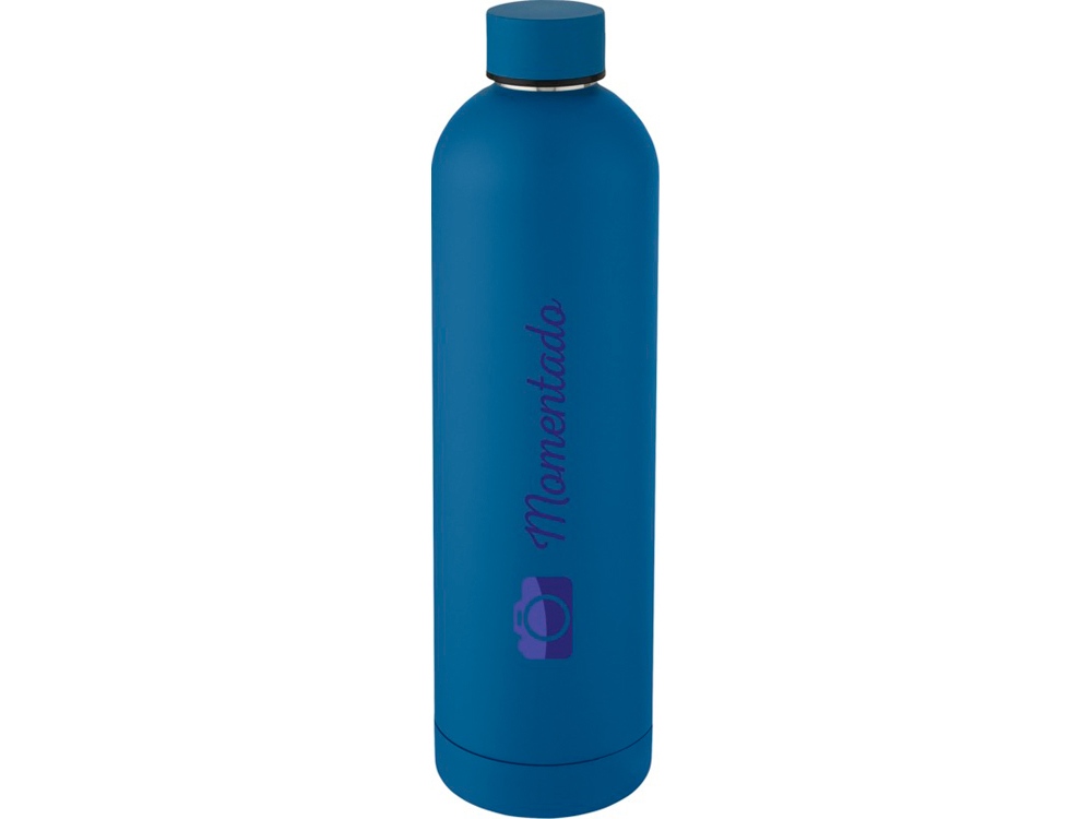 Spring Медная спортивная бутылка объемом 1 л с вакуумной изоляцией , tech blue — изображение 4