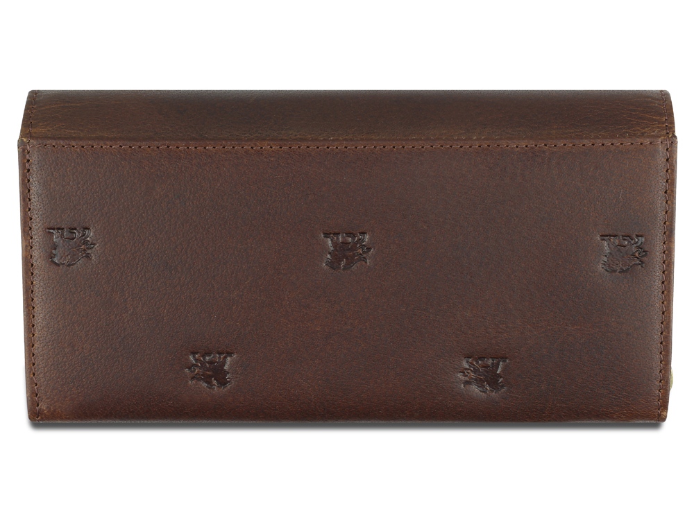 Кошелек Mano Don Leon, натуральная кожа в коричневом цвете, 19 х 10 см — изображение 2