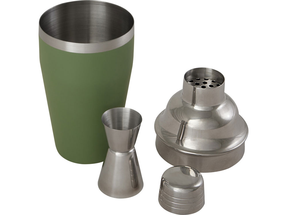 Шейкер для коктейлей Gaudie из переработанной нержавеющей стали, ярко-зеленый — изображение 5