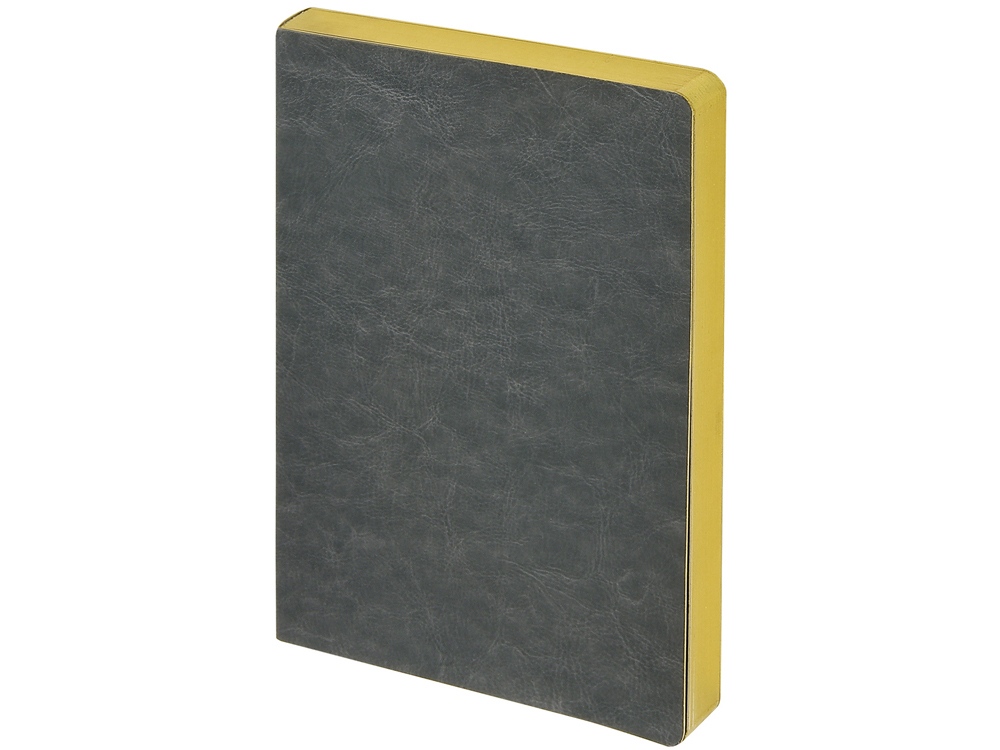 Ежедневник недатированный А5 Megapolis Nebraska Flex, серый с золотым обрезом (Р)