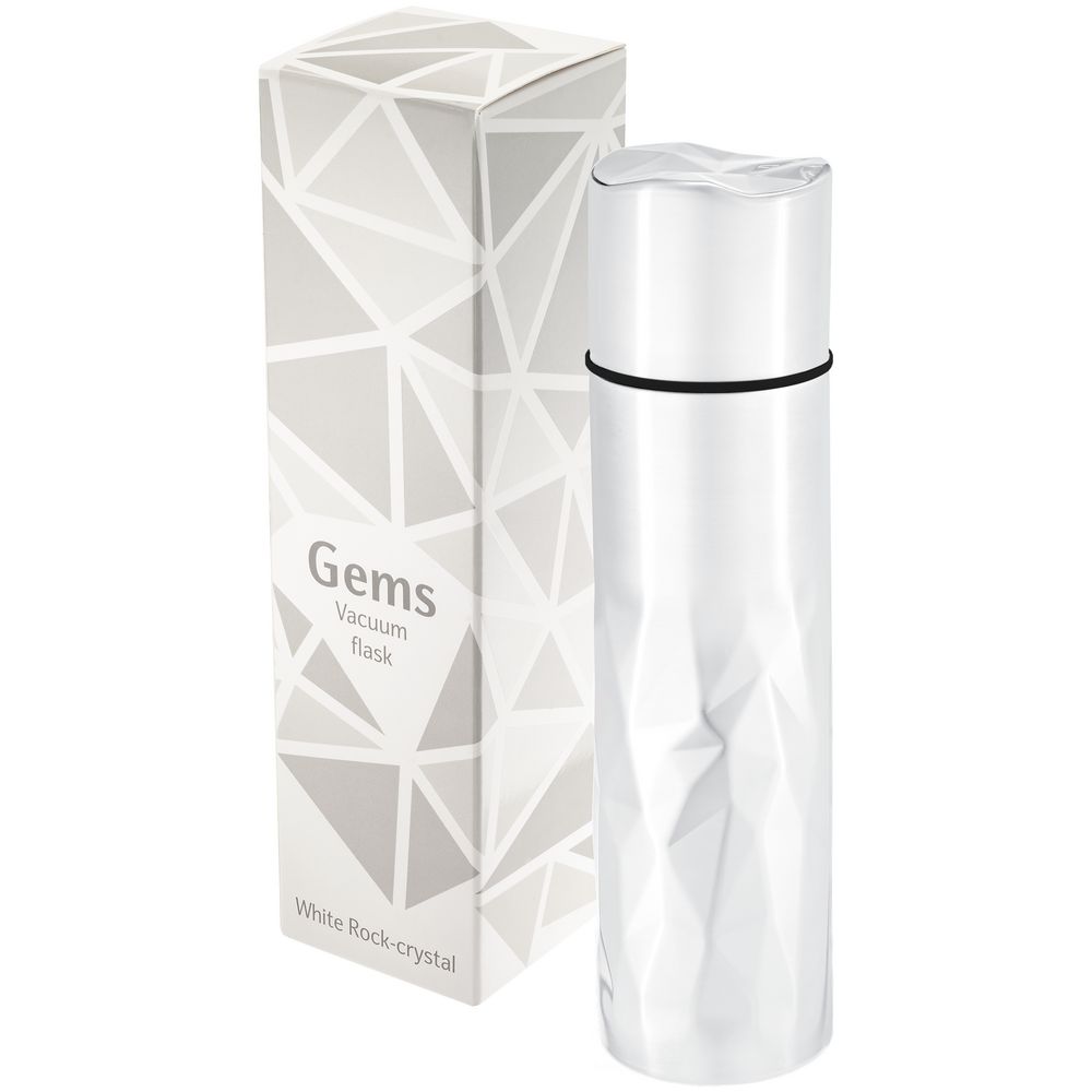 Термос Gems White Rock Сrystal, белый горный хрусталь — изображение 5
