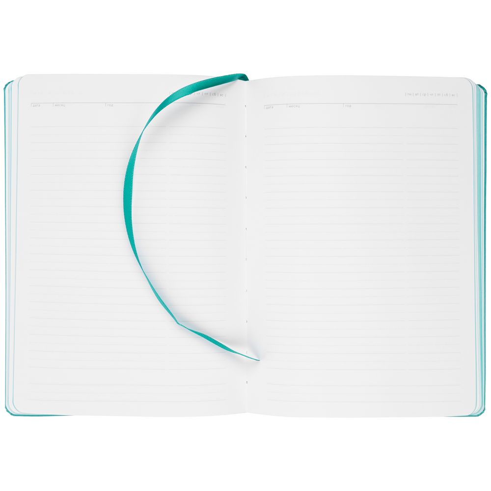 Ежедневник New Latte, недатированный, бирюзовый — изображение 4