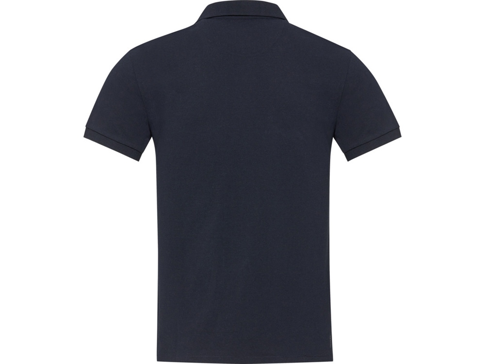 Emerald поло унисекс с коротким рукавом из переработанных материалов Aware™. - Нейви — изображение 3