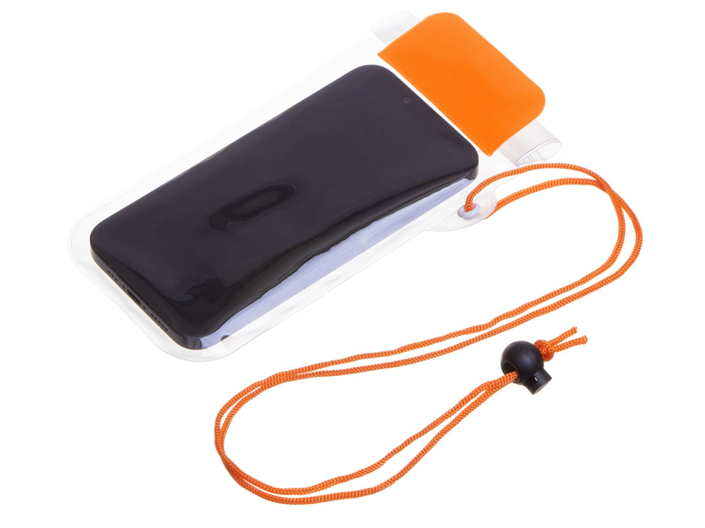 Влагостойкий чехол Repel, оранжевый/прозрачный — изображение 2