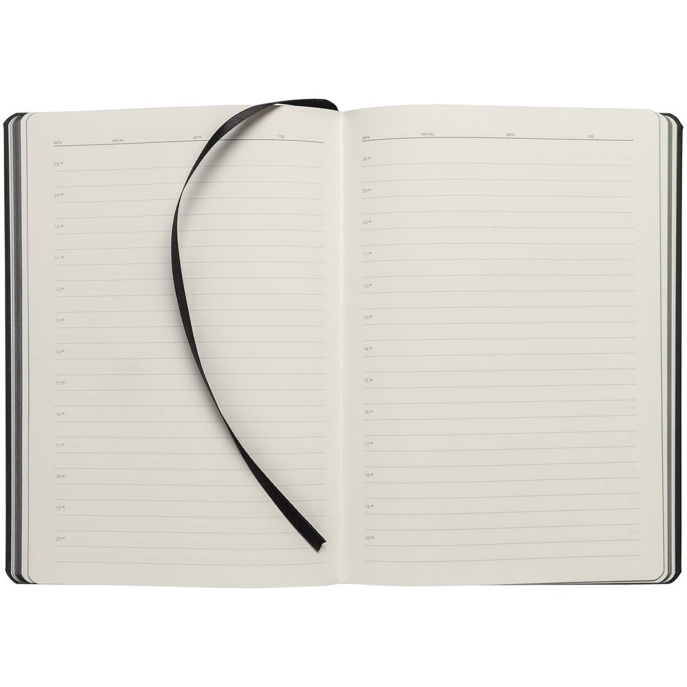 Ежедневник Shall, недатированный, черный — изображение 5